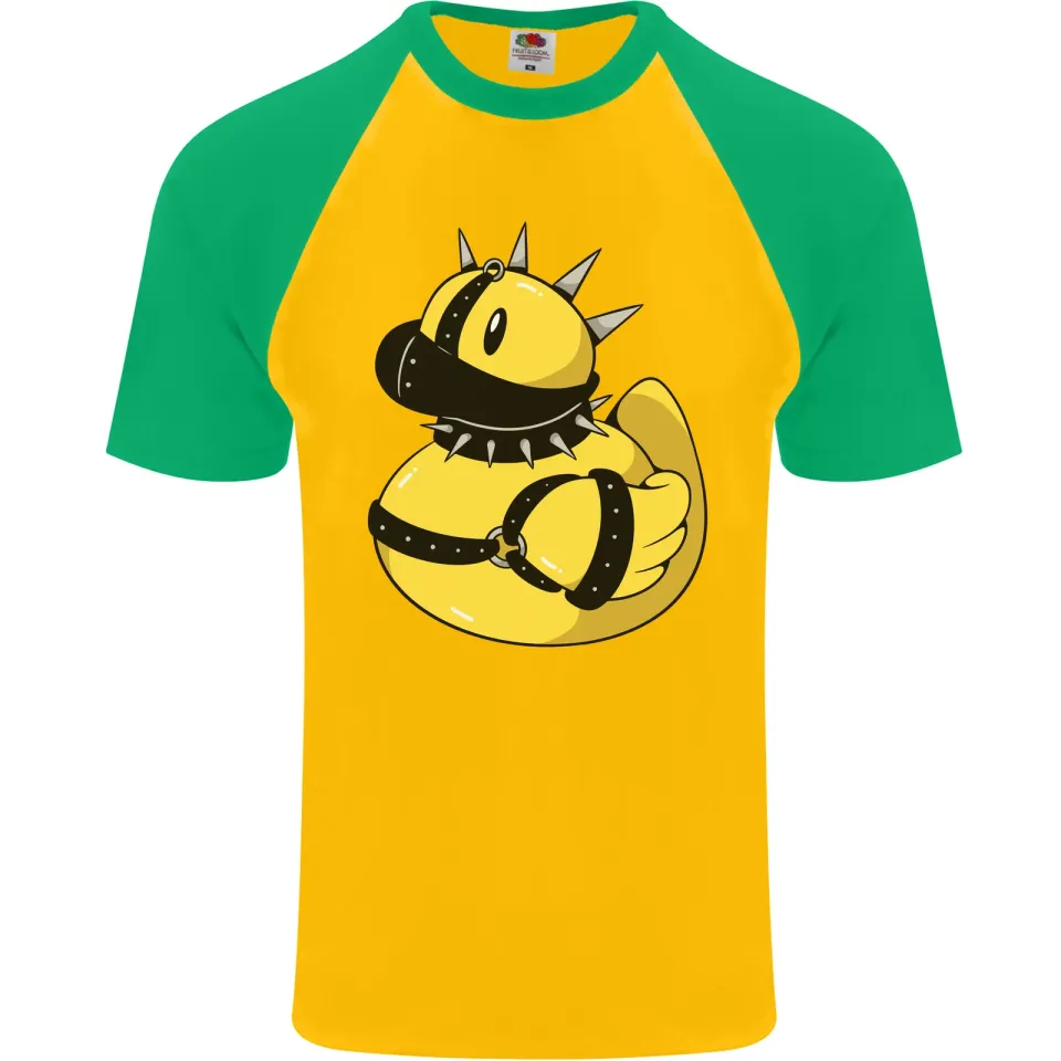 BDSM Rubber Duck Men's Baseball T-Shirt
