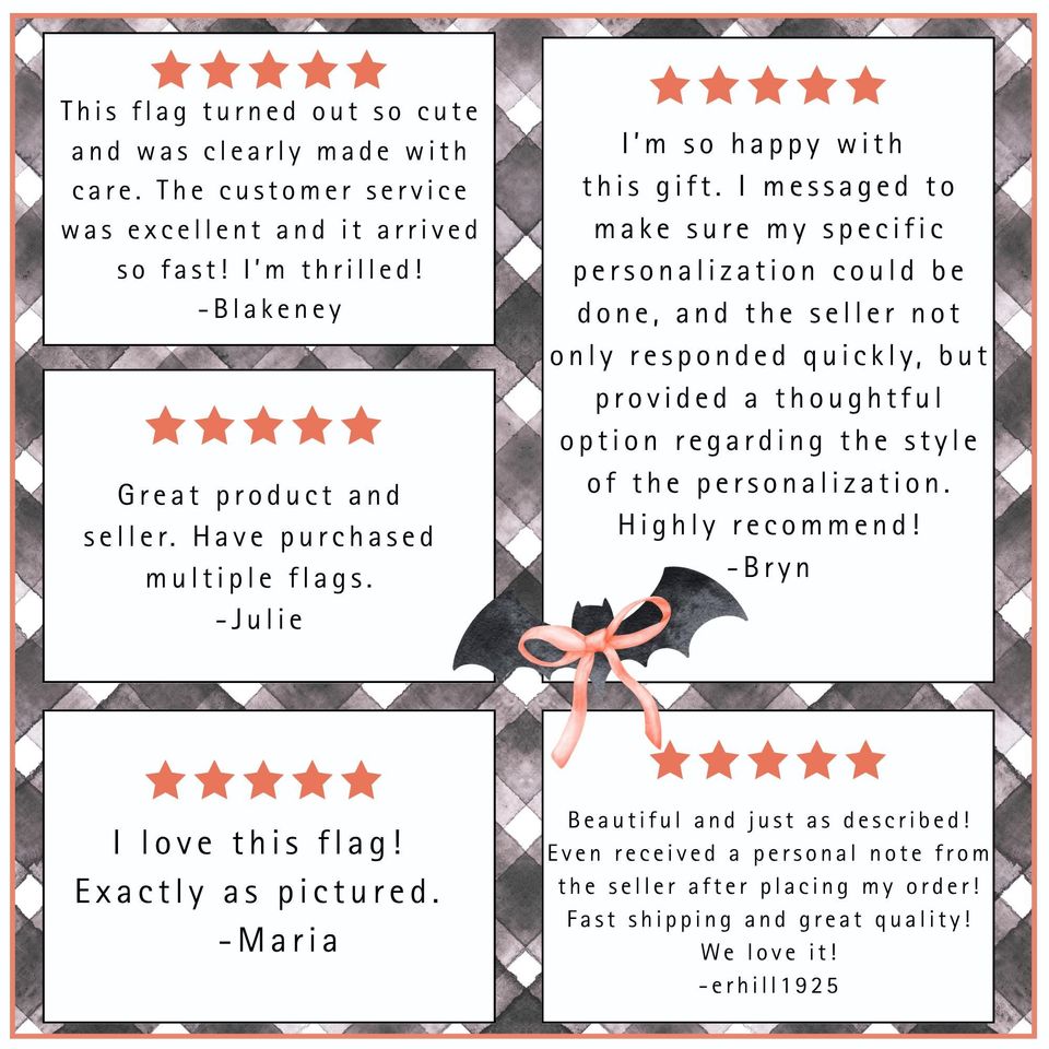 Halloween Flag, Outdoor Halloween Decorations Personalized, Cute Halloween Decor