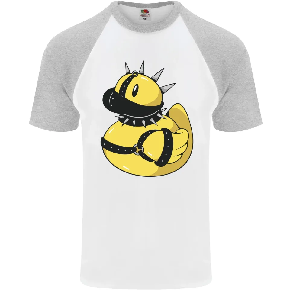 BDSM Rubber Duck Men's Baseball T-Shirt
