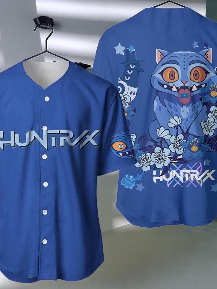 Derpy The Tiger Cosplay Baseball Jersey, Huntrix Jersey, Kpop Demon Hunters Jersey