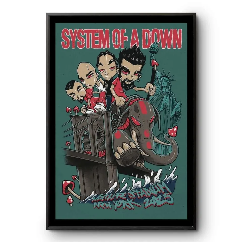 New SYSTEM OF DOWN x Korn Poster