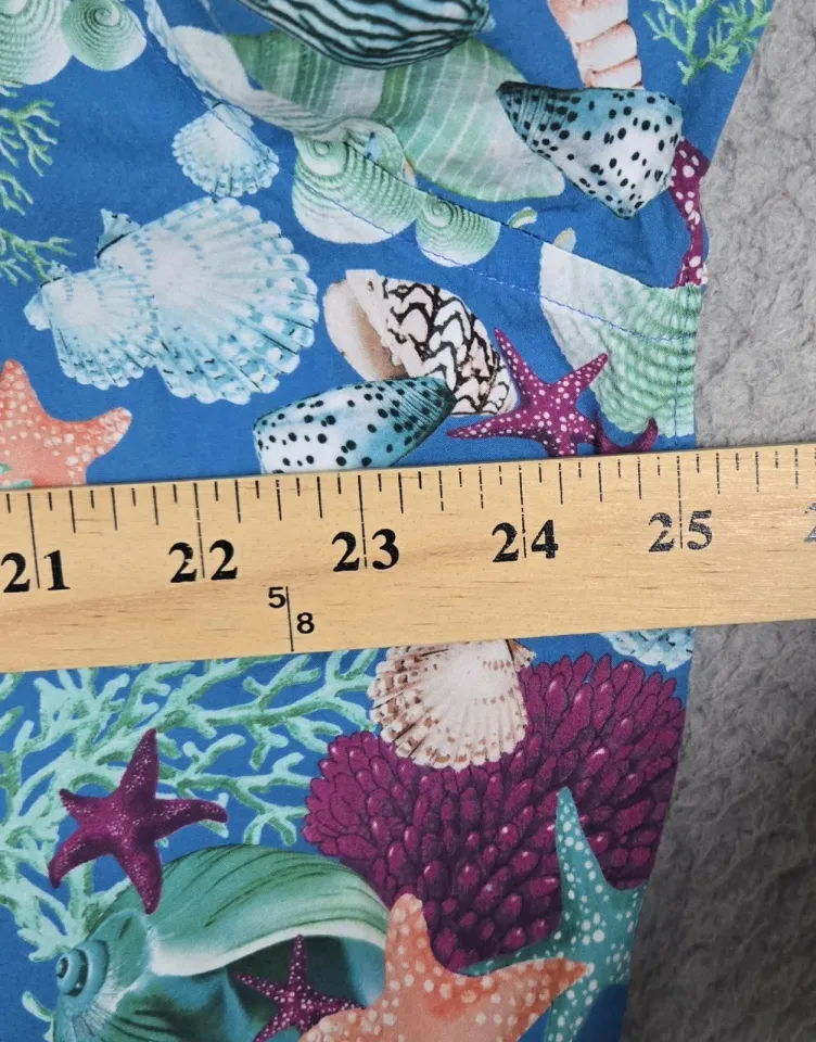 Maus & Hoffman Shirt Tropical Coral Reef Men's Large