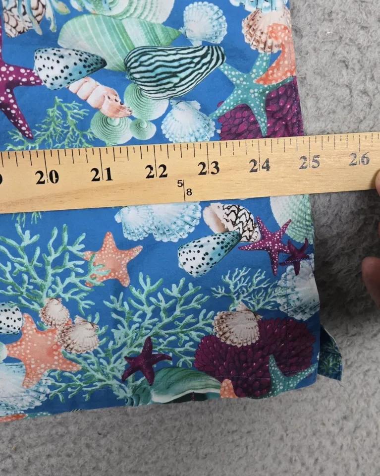 Maus & Hoffman Shirt Tropical Coral Reef Men's Large