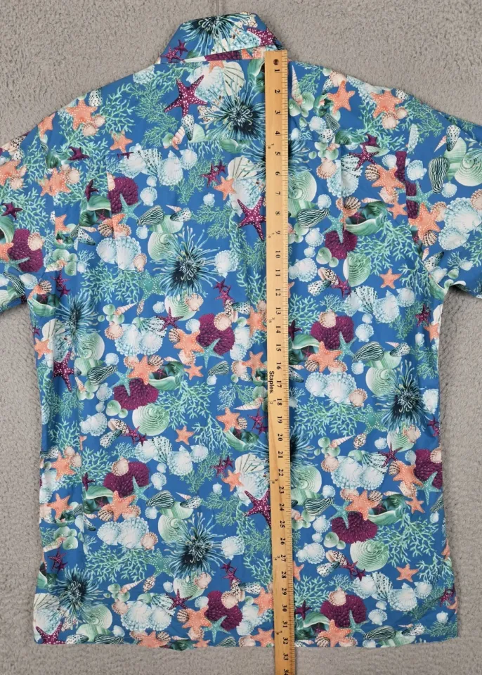 Maus & Hoffman Shirt Tropical Coral Reef Men's Large