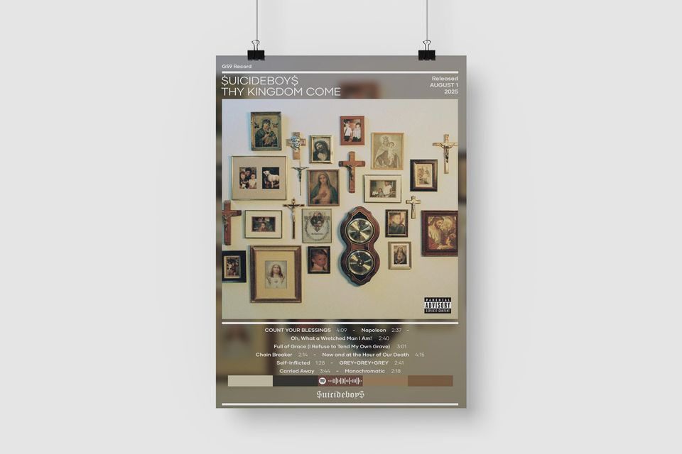 SuicideboyS Poster | THY KINGDOM COME Poster | Music Poster
