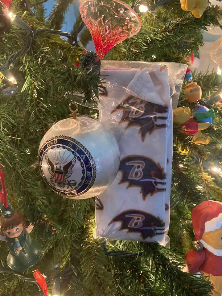 Hand-Drawn Baltimore Ravens Socks - Unique Football Fan Gift - Cushioned Crew Socks