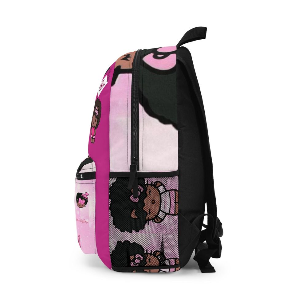 Afro Kitty Backpack, Back to School Bag
