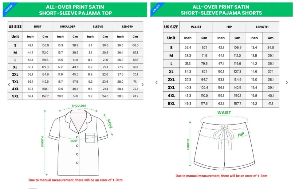 Nightmare Before Christmas Quotes Halloween Satin Short-Sleeve Pajamas Set