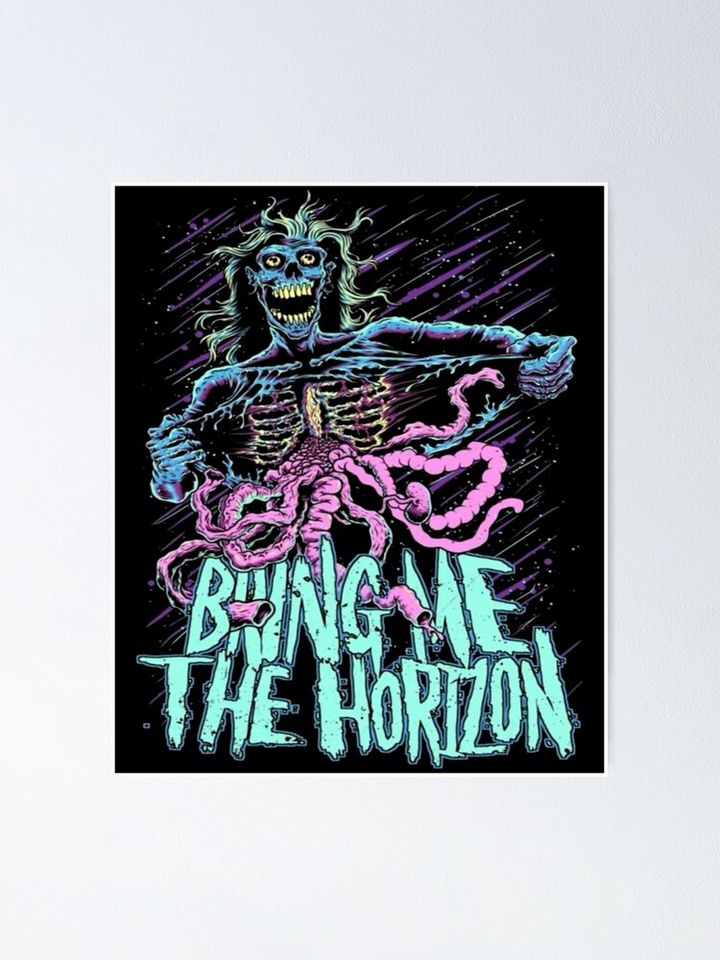 Bring Me The Horizon Poster – Stylish Wall Art for Rock Music Fans