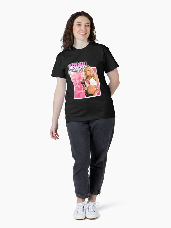 Aj Lee Trish Stratus Classic T-Shirt, AJ Lee Come back, Gift for Fan