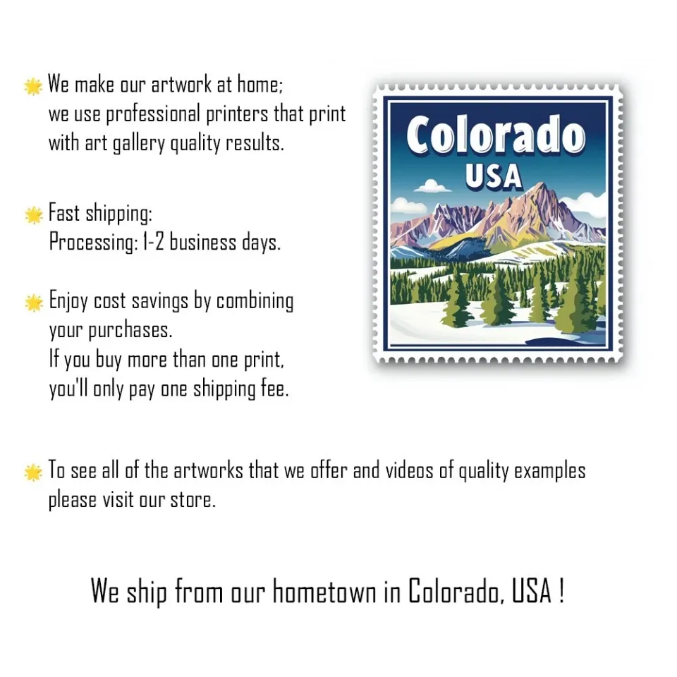 Christmas Tree Art Print - Winter Holiday Home Decor Poster