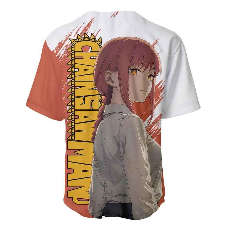 Makima Baseball Jersey Chainsaw