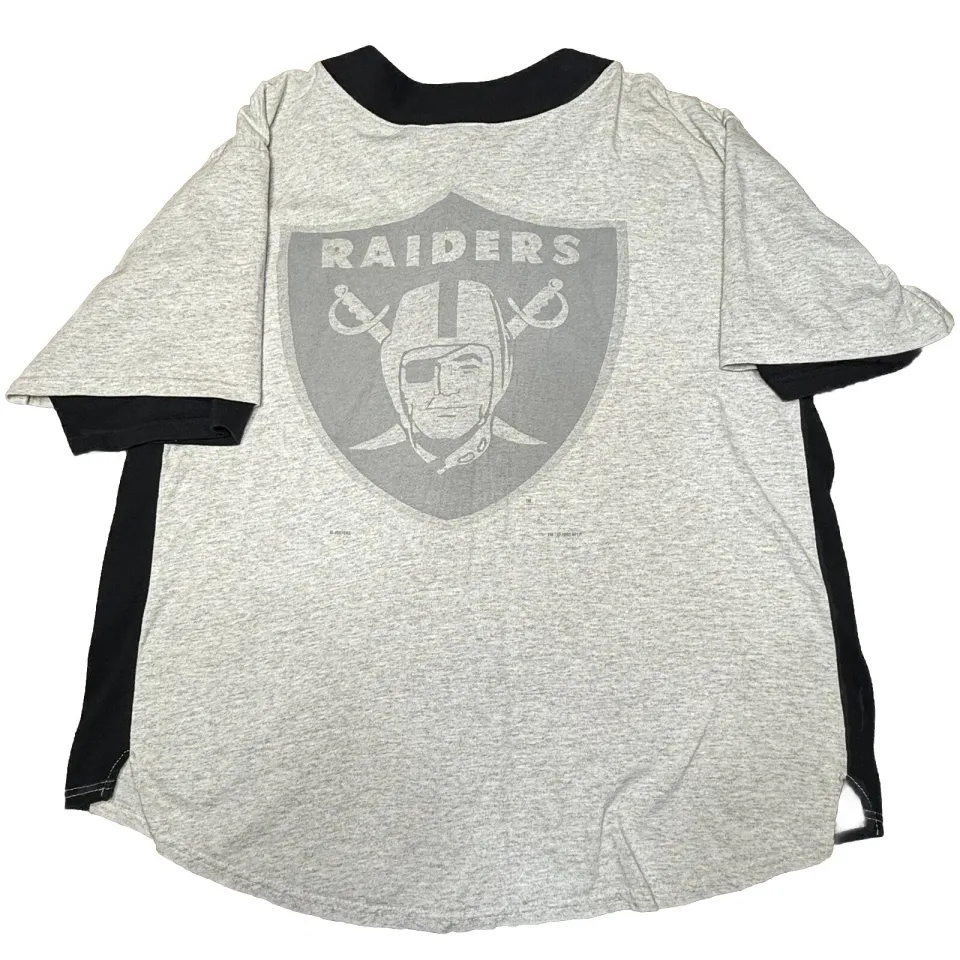 Vintage 90s Los Angeles Raiders Baseball Jersey Shirt