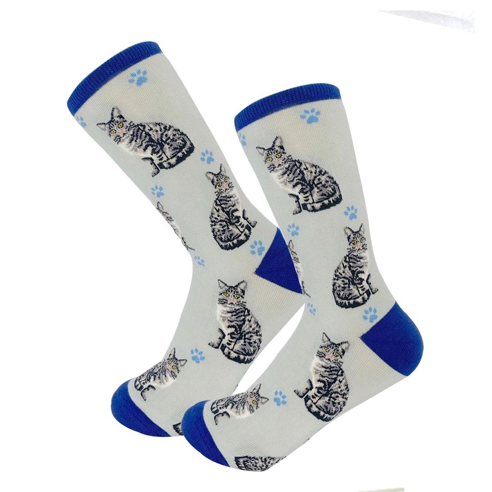 Tabby Cat Socks, Gift Ideas for Pet Lover