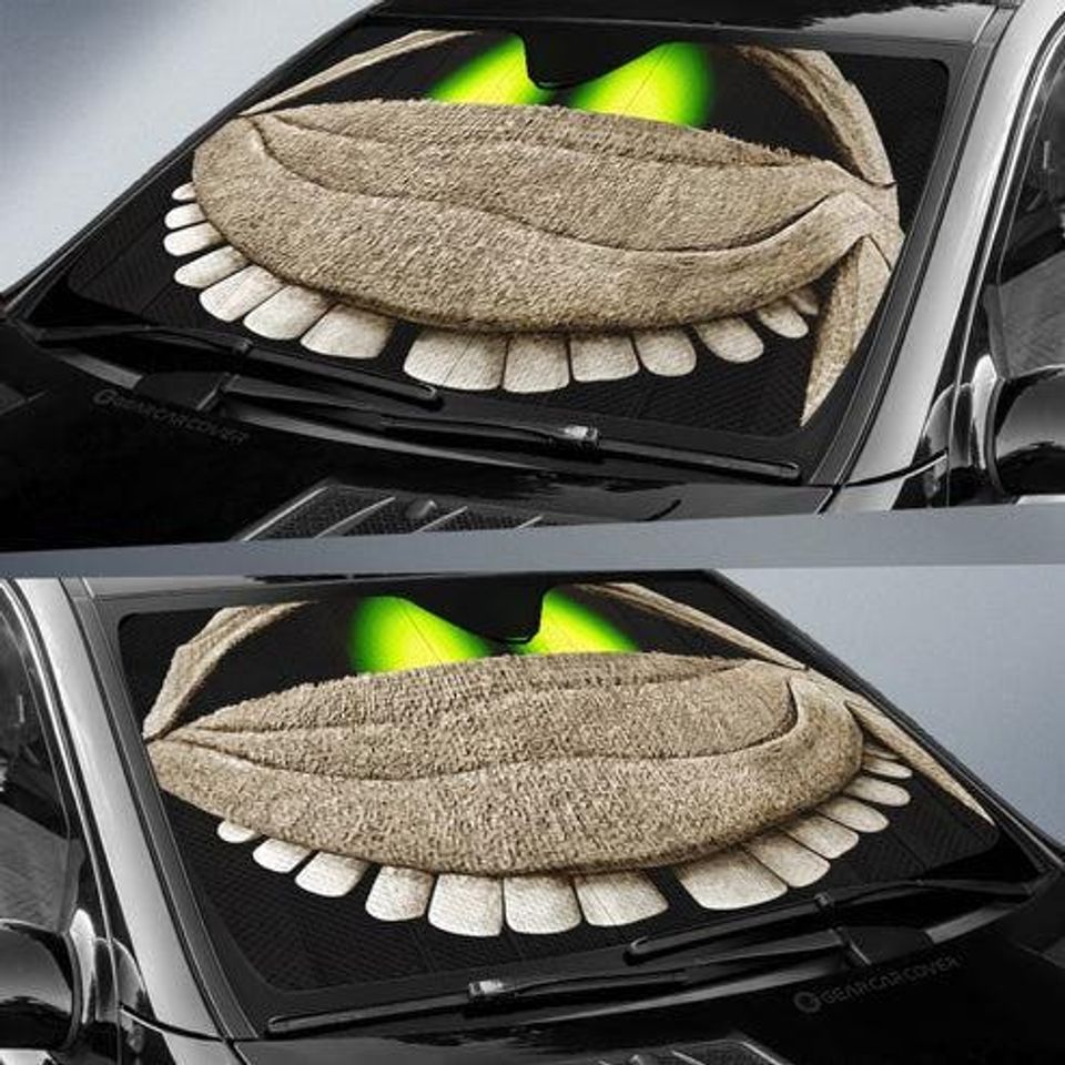 Halloween Characters Car Sunshade, Face Mummy Car Sunshade