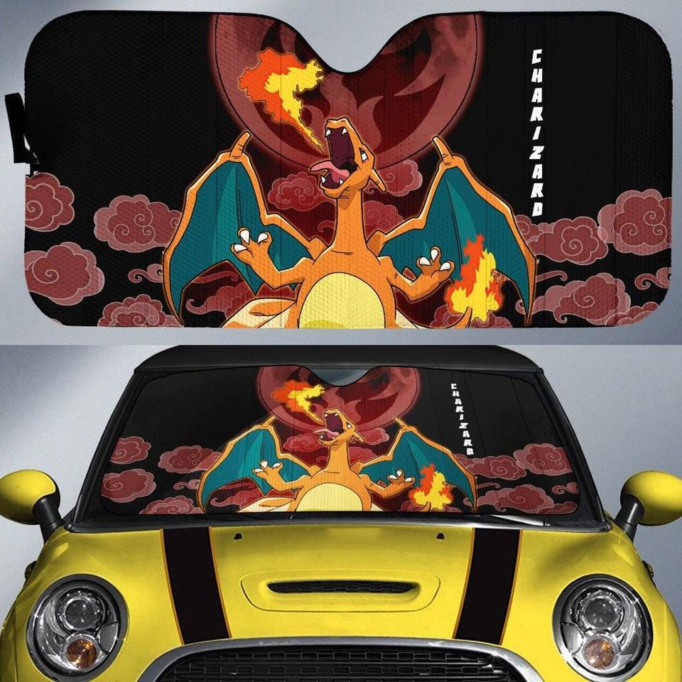 Charizard Car Sunshade, Charizard Car Sunshade, Anime Car Sunshade