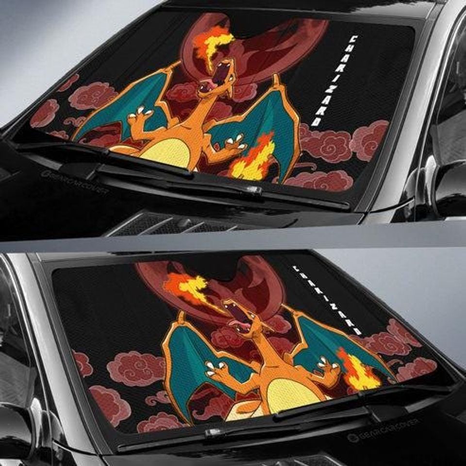 Charizard Car Sunshade, Charizard Car Sunshade, Anime Car Sunshade