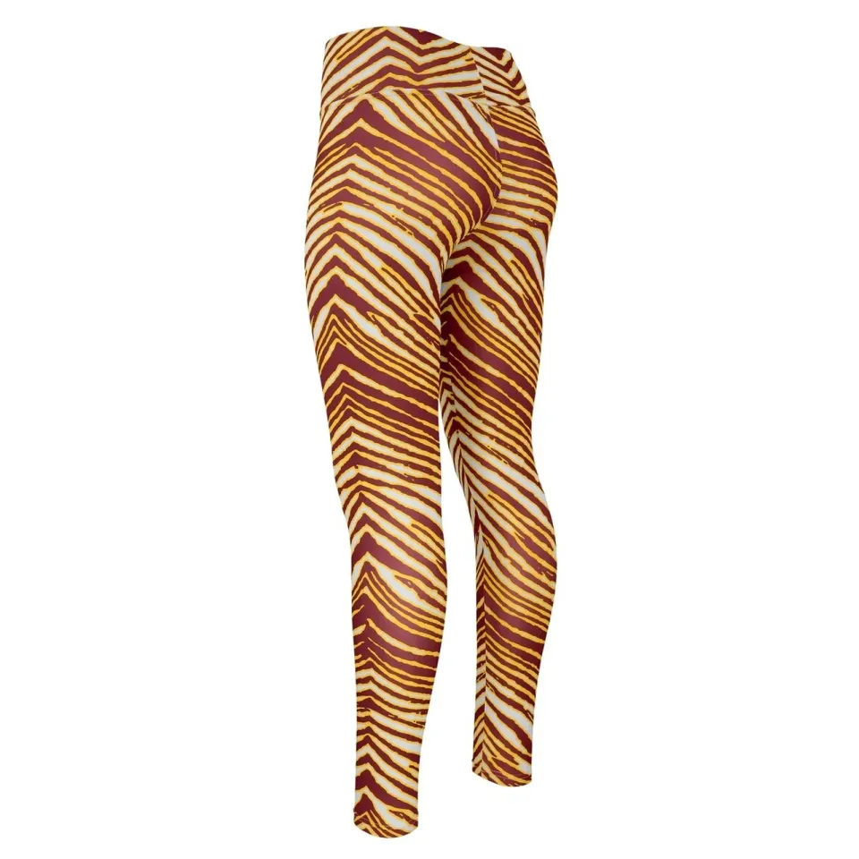 Women’s Washington Commanders Zebra Print Leggings