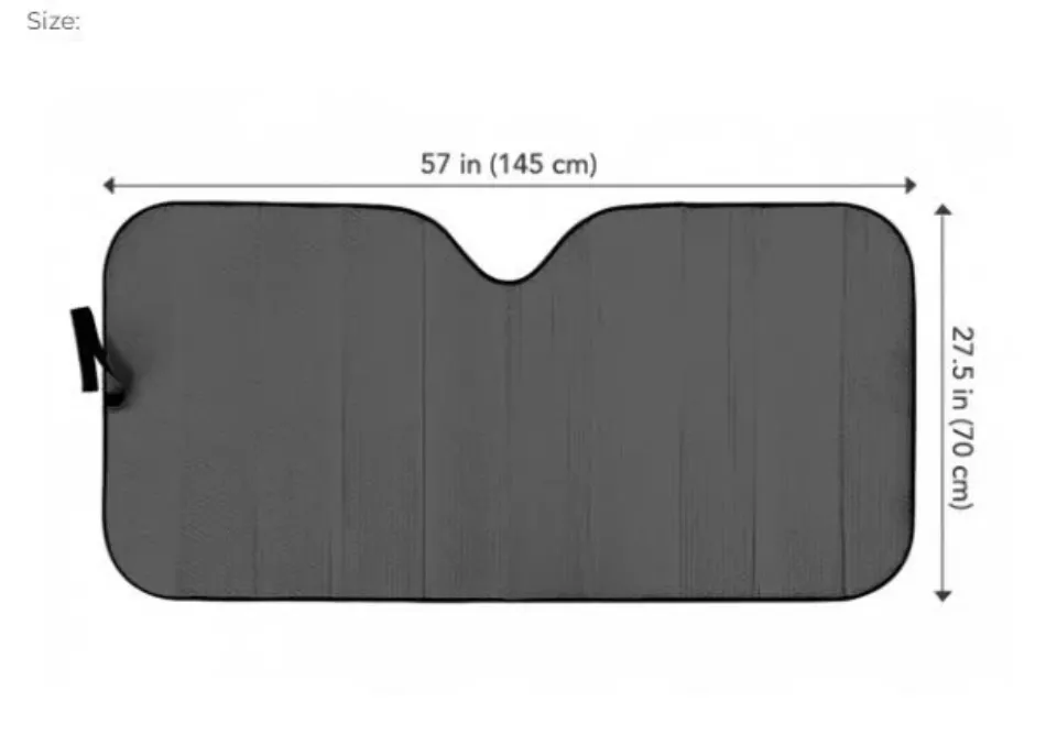 Walking Horror Car Sunshade, Horror Movie Windshield Happy Halloween