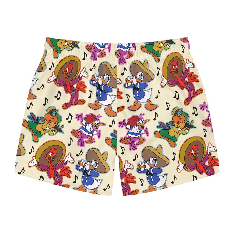 Three Caballeros Disney Men's Beach Shorts