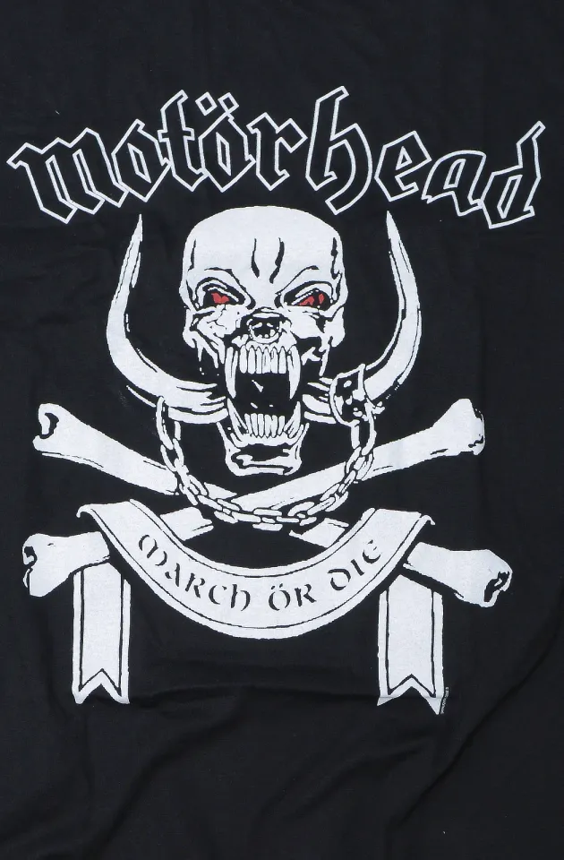 Motorhead Official March Or Die Lyrics T-Shirt