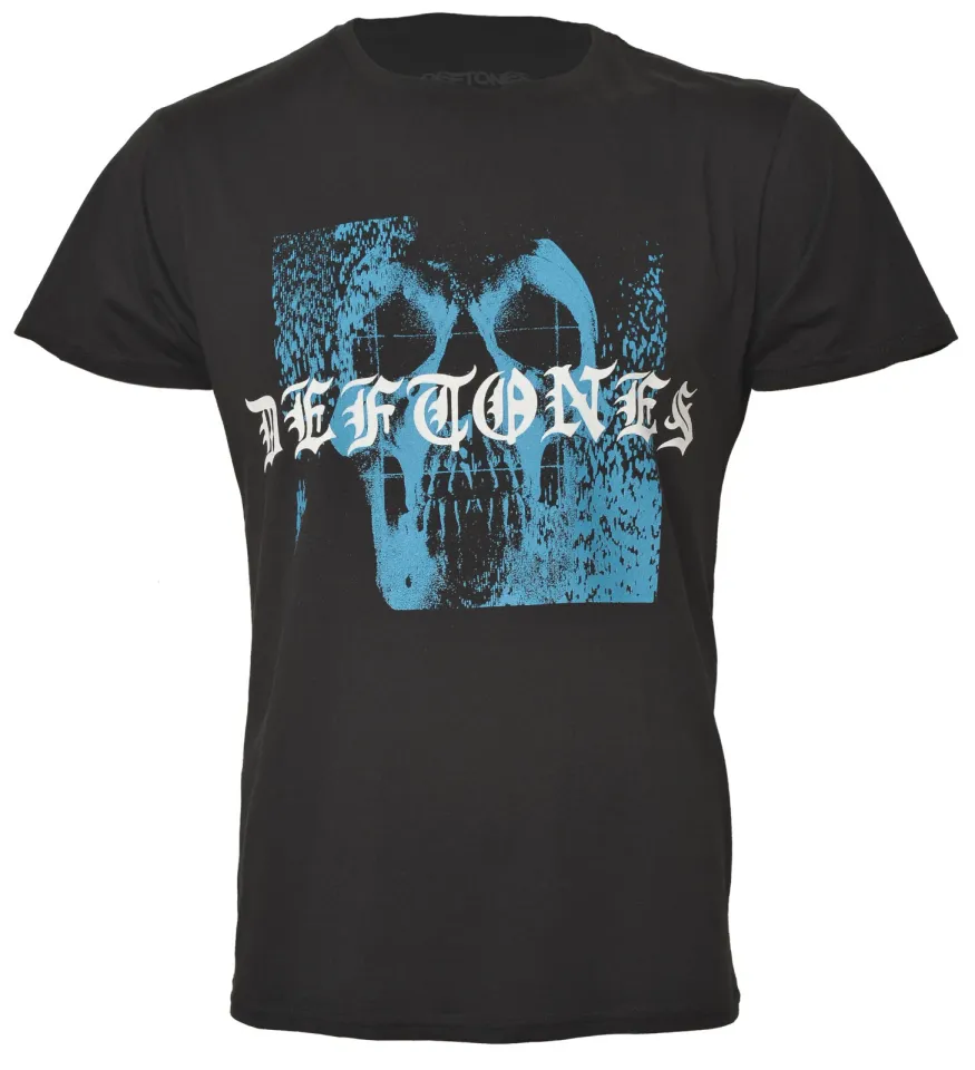 Deftone Static Skull T Shirt