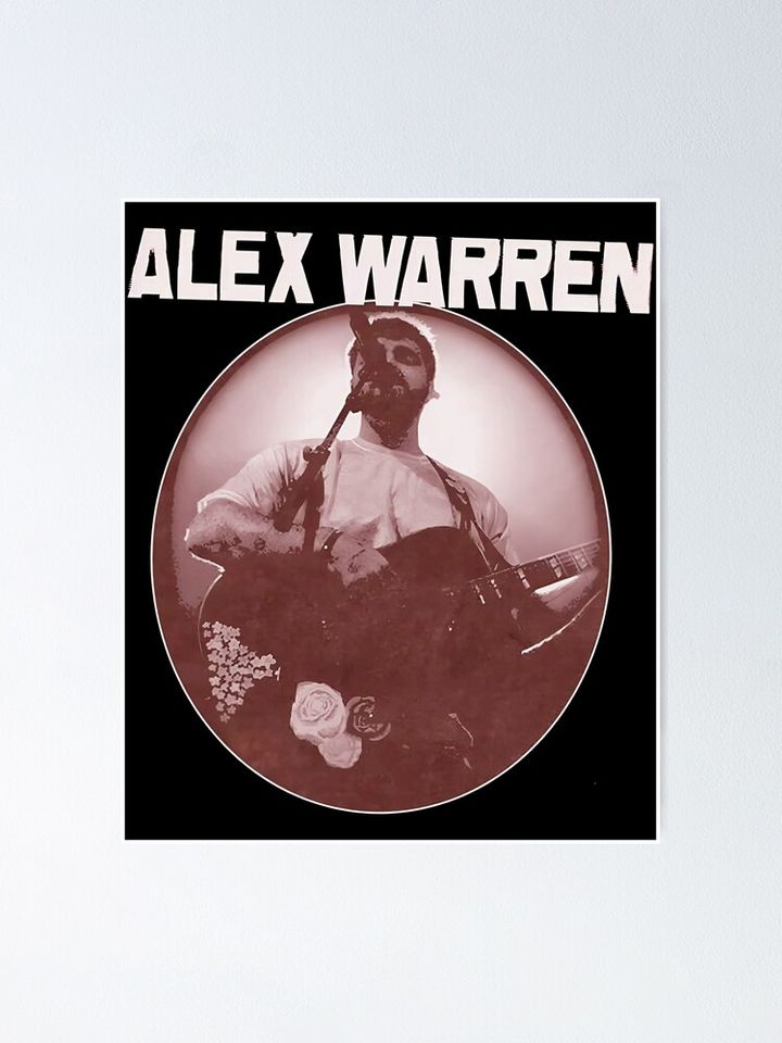 Vintage Alex Warren Tour 2025 Poster