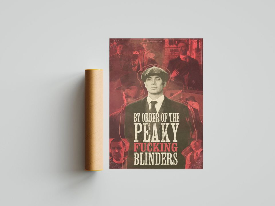Peaky Blinders Poster | TV Series Poster | Room Decor