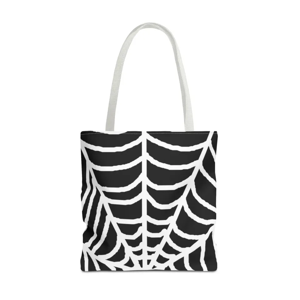 Halloween Spiderweb Tote Bag