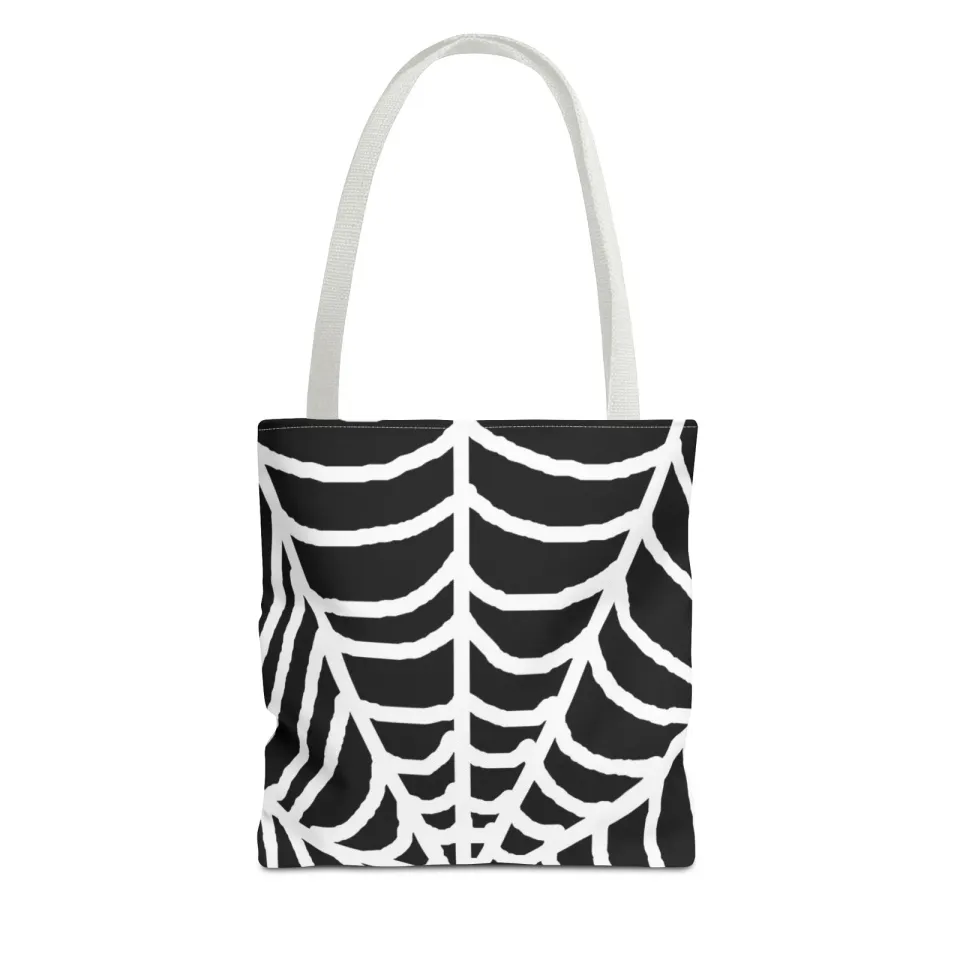 Halloween Spiderweb Tote Bag