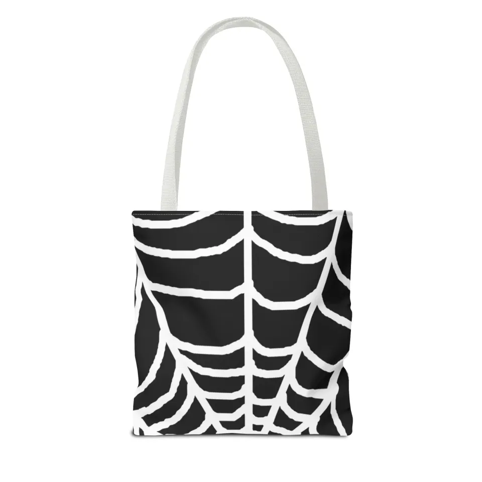 Halloween Spiderweb Tote Bag