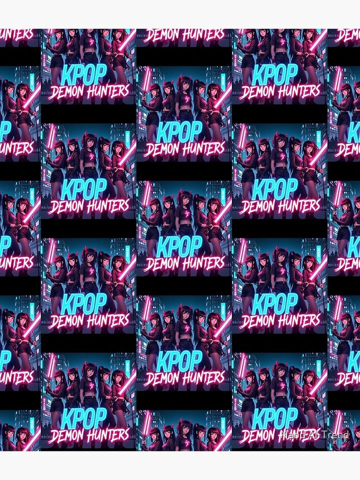 kpop demon hunters,K-Pop Demon Hunters: Supernatural Idol Warriors Art Print - Unique K-Pop Backpack