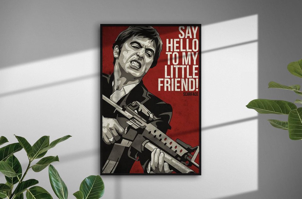 Scarface Poster – Iconic Movie Wall Art