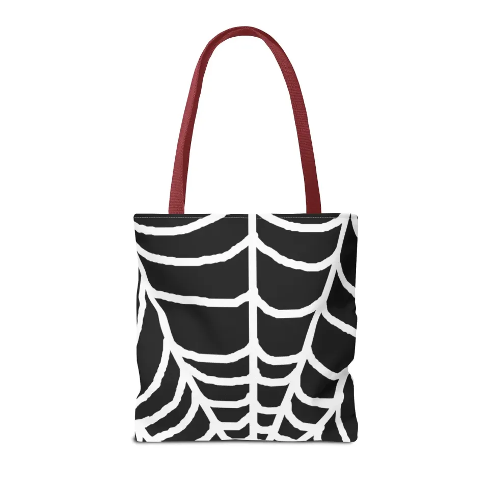 Halloween Spiderweb Tote Bag