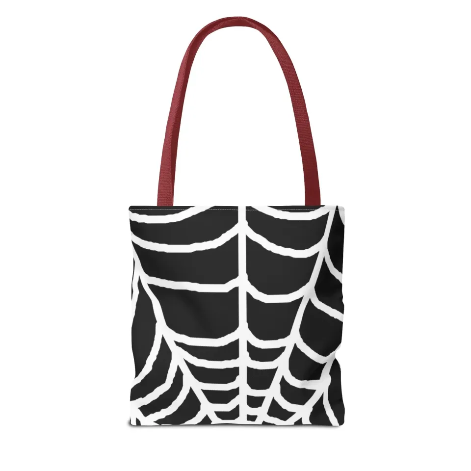 Halloween Spiderweb Tote Bag