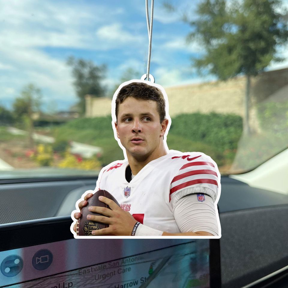 Brock Purdy Face Car Air Freshener / Perfect for Sports Lovers / San Francisco