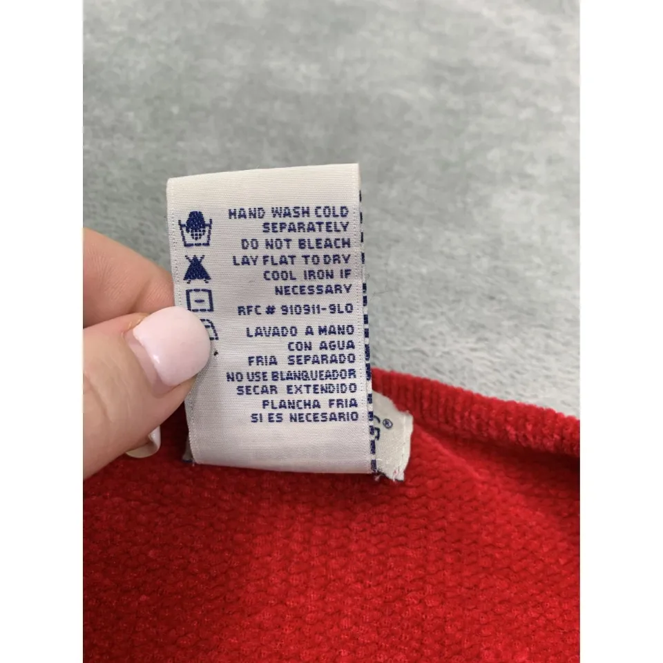 White Stag Ladies Medium Red Classic Ugly Christmas Sweater W Geometric Patterns