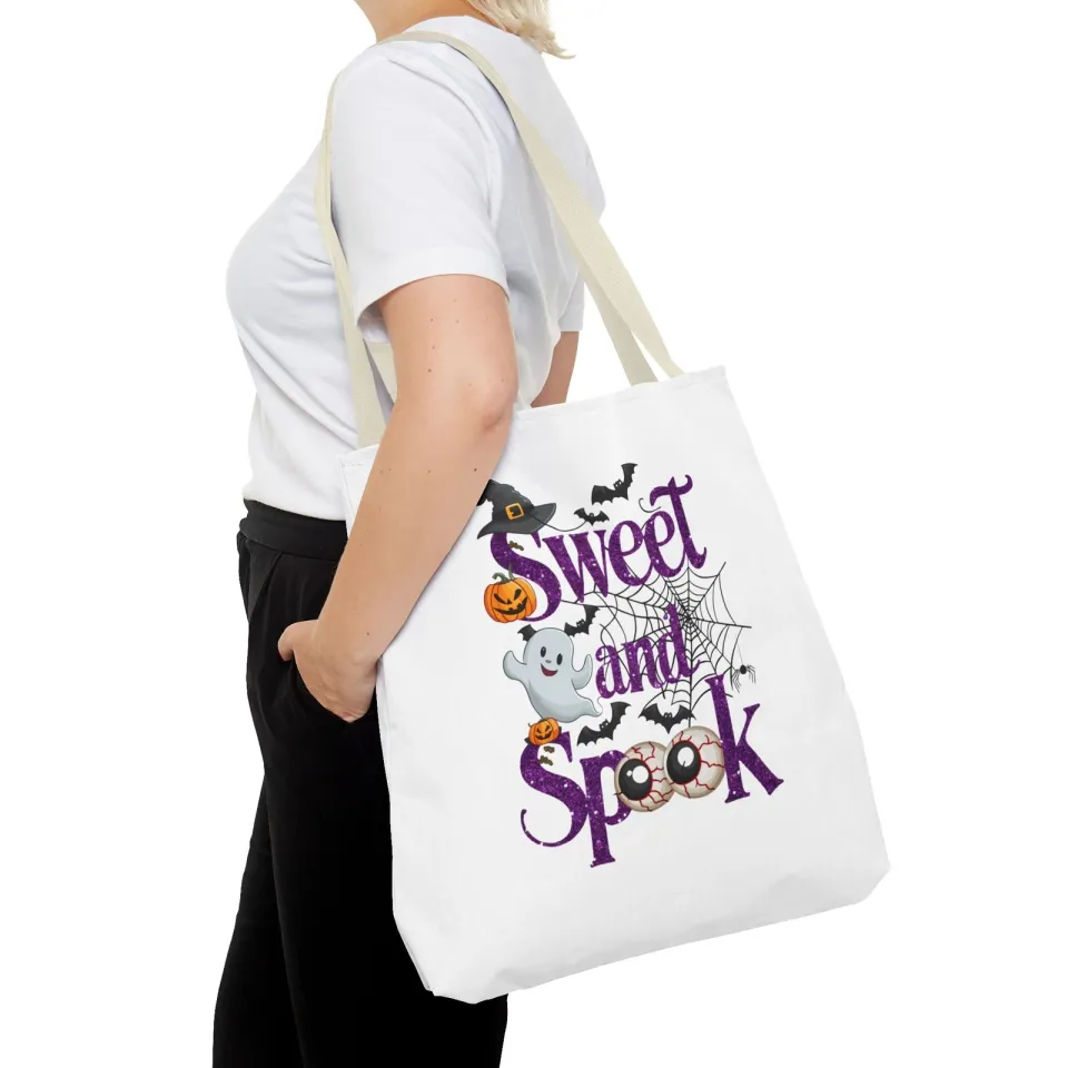 Sweet and Spook Halloween Tote Bag (AOP)