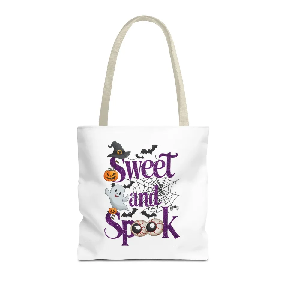 Sweet and Spook Halloween Tote Bag (AOP)