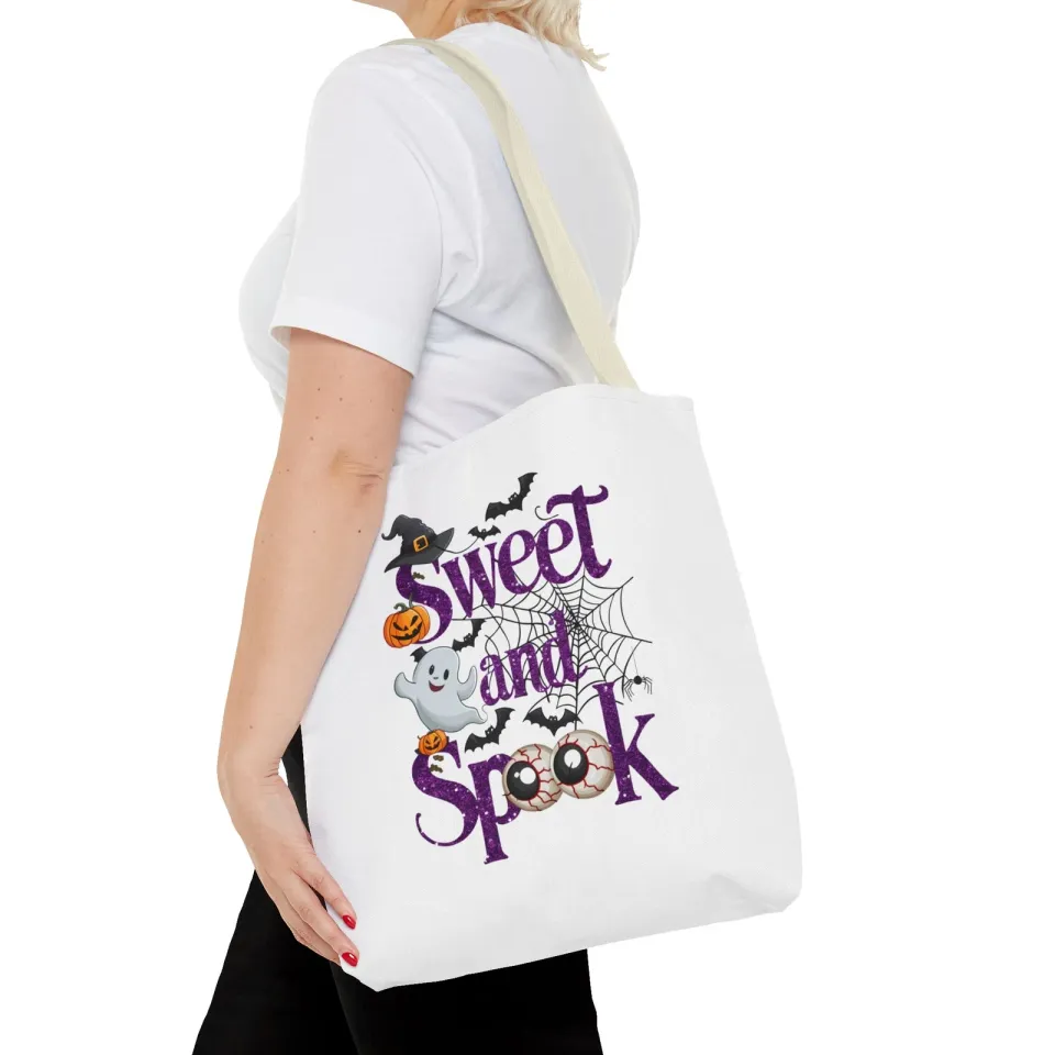 Sweet and Spook Halloween Tote Bag (AOP)