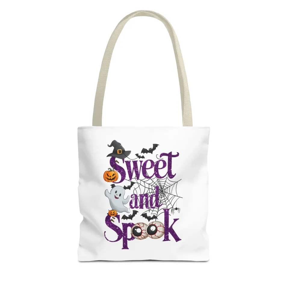 Sweet and Spook Halloween Tote Bag (AOP)