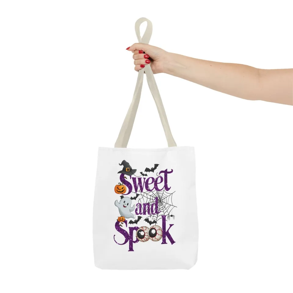 Sweet and Spook Halloween Tote Bag (AOP)