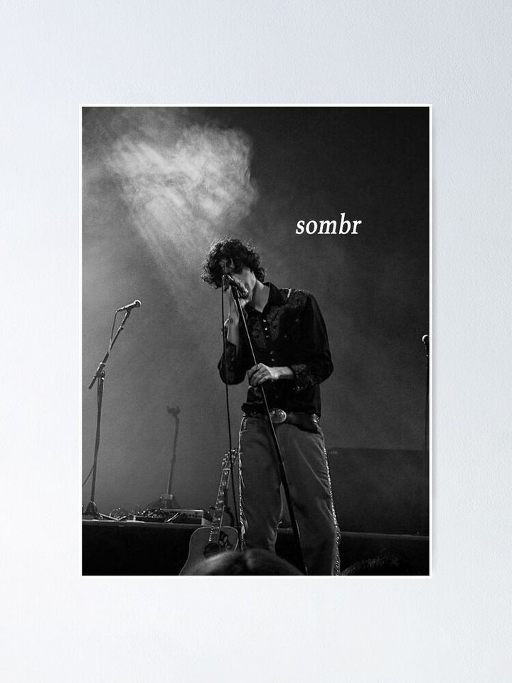 Sombr Poster – Trendy Artwork Gift for Creative Spaces