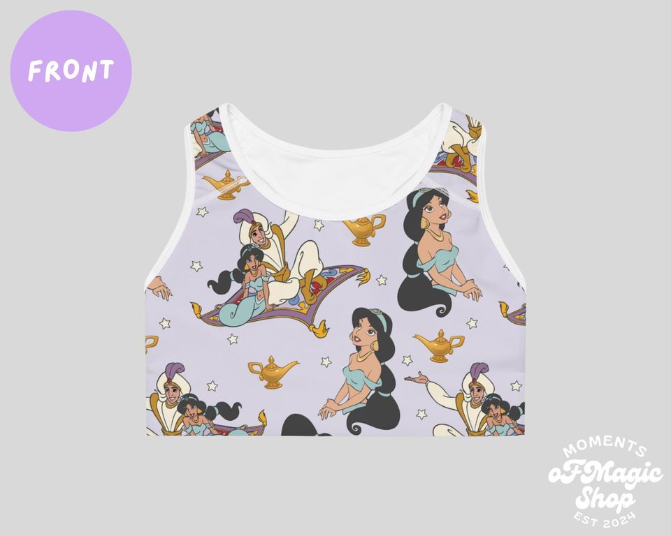Jasmine Disney Sports Bra