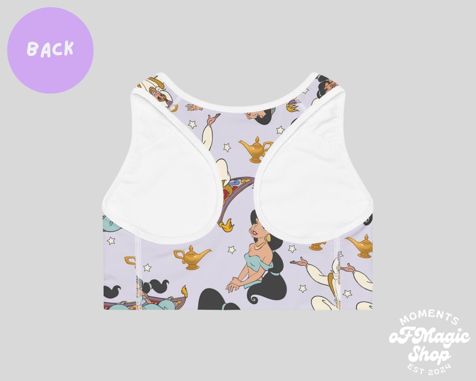 Jasmine Disney Sports Bra
