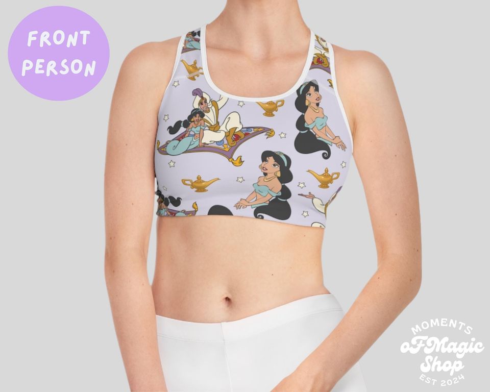 Jasmine Disney Sports Bra