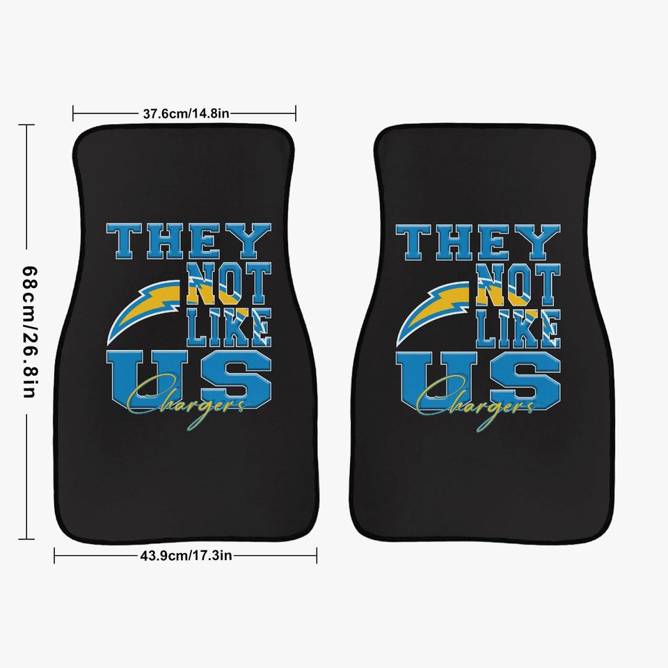 Charge Car Floor Mats - 2Pcs