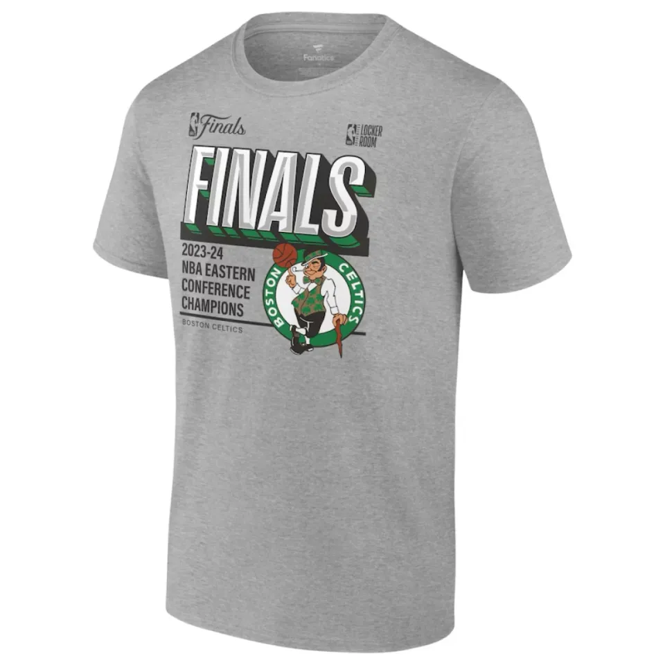 Boston Celtics Men's NBA T-Shirt Grey