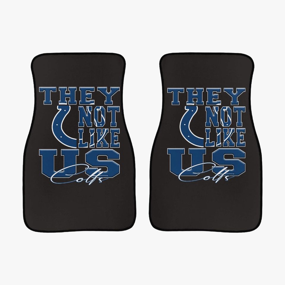 Colts Car Floor Mats - 2Pcs