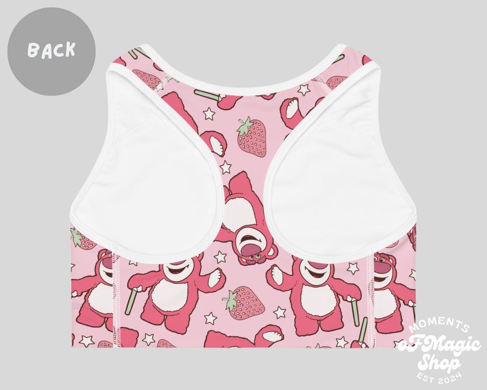 Latso Strawberry Bear Sports Bra